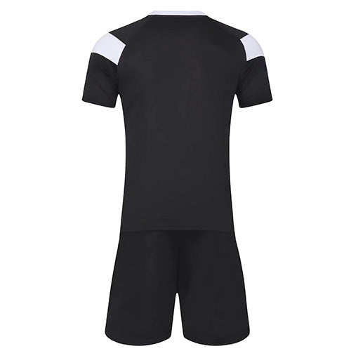 Kit de camiseta personalizada NK-761 (camiseta y pantalón corto), color negro