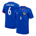 CAMAVINGA #6 France Euro Home Soccer Jersey 2024 Blue - Football Shirt | SmartJerseys | Official Quality