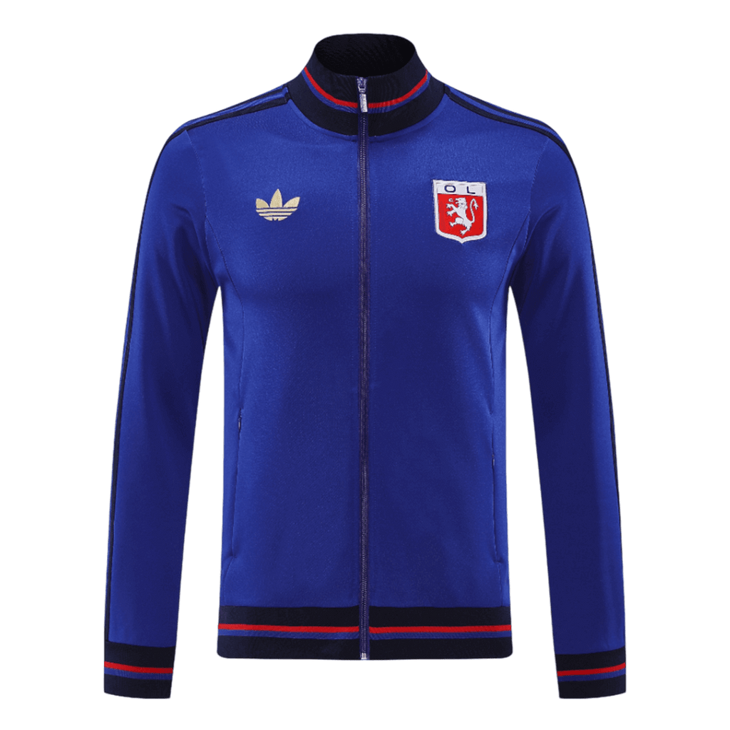 25/26 Olympique Lyonnais Training Jacket Blue - Football Shirt | SmartJerseys | Official Quality