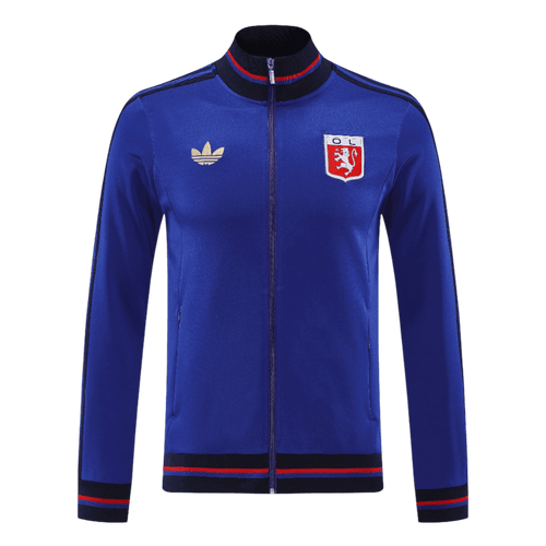 25/26 Olympique Lyonnais Training Jacket Blue - Football Shirt | SmartJerseys | Official Quality