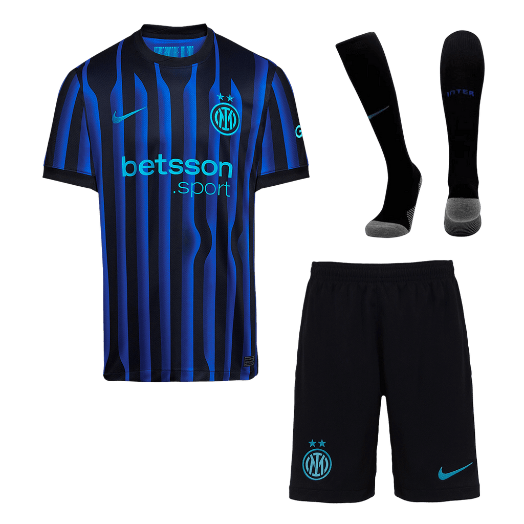 Inter Milan Home Soccer Jersey Kit 2025/26 - Football Shirt | SmartJerseys | Official Quality