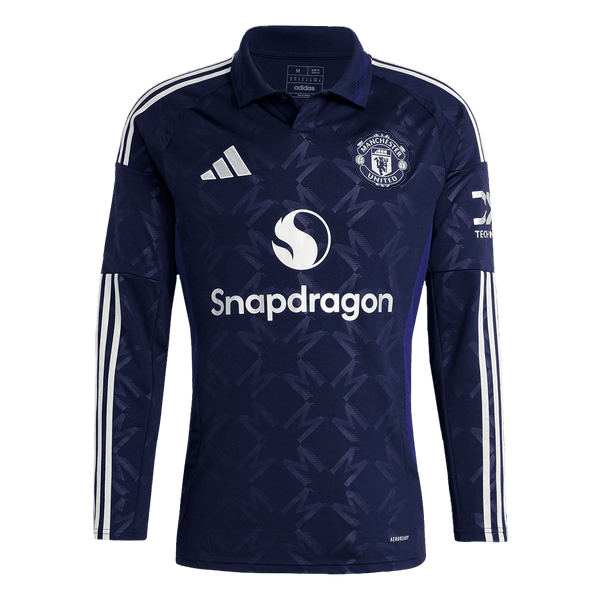 Manchester United Long Sleeve Away Soccer Jersey 2024/25 - Football Shirt | SmartJerseys | Official Quality
