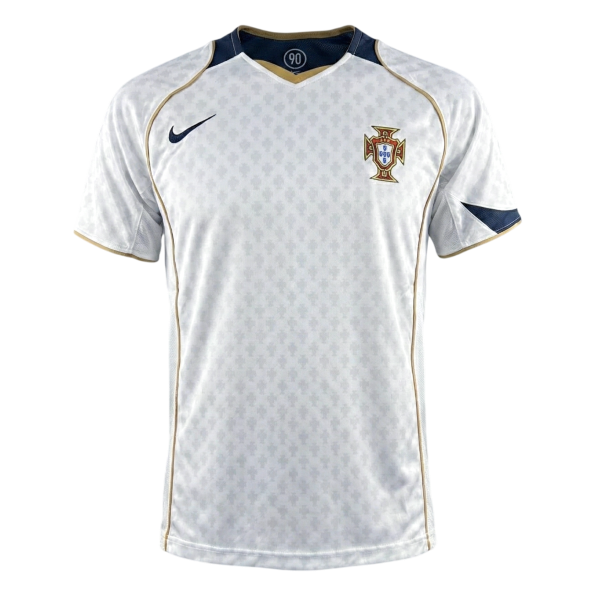 Camiseta de fútbol retro de visitante de Portugal 2004