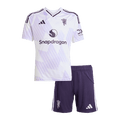 Manchester United Away Soccer Jersey Kit 2025/26 Kids(Jersey+Shorts) - Football Shirt | SmartJerseys | Official Quality