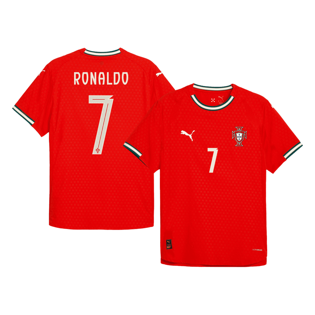 Portugal RONALDO #7 Home Soccer Jersey Authentic 2025 - Football Shirt | SmartJerseys | Official Quality