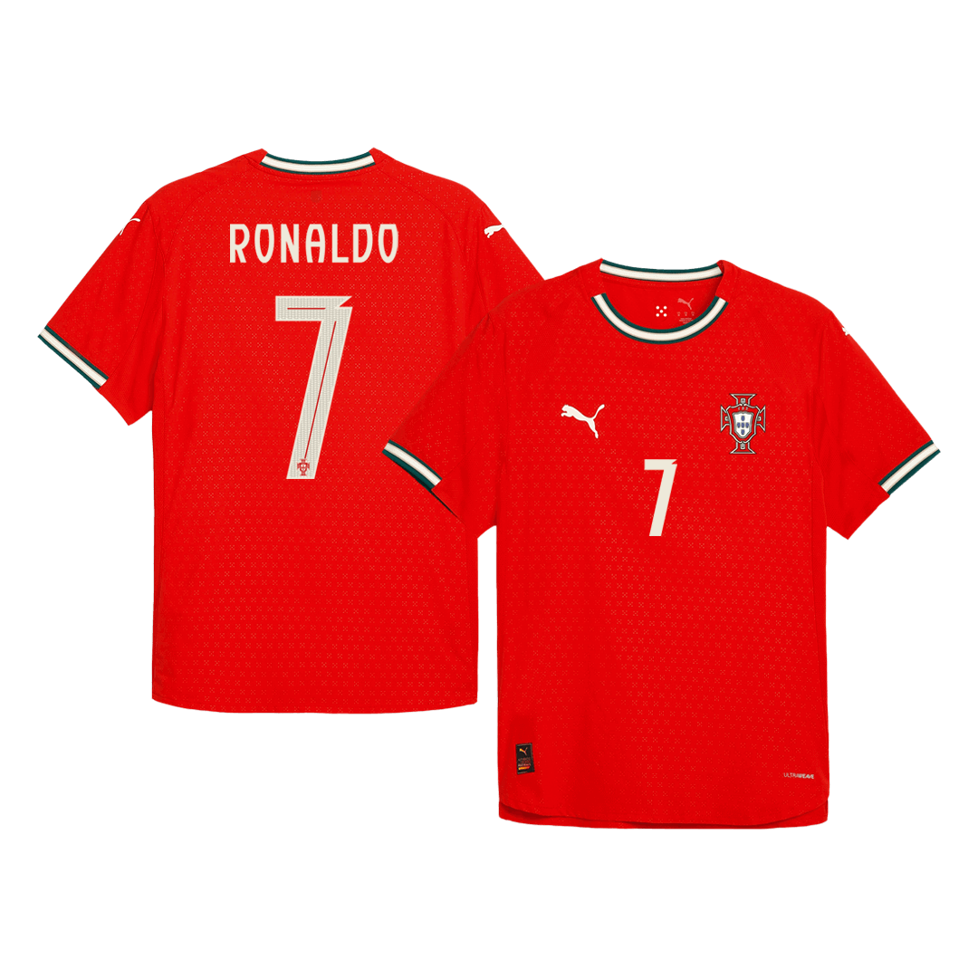 Portugal RONALDO #7 Home Soccer Jersey Authentic 2025 - Football Shirt | SmartJerseys | Official Quality