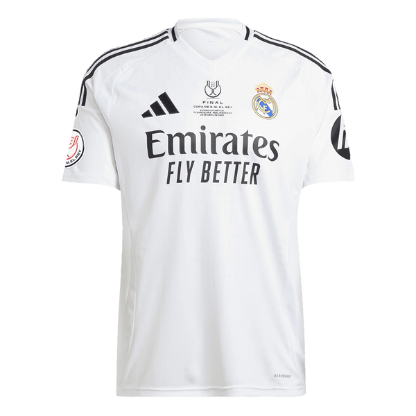 Real Madrid Home Jersey 2024/25 - Copa del Rey Final - Football Shirt | SmartJerseys | Official Quality