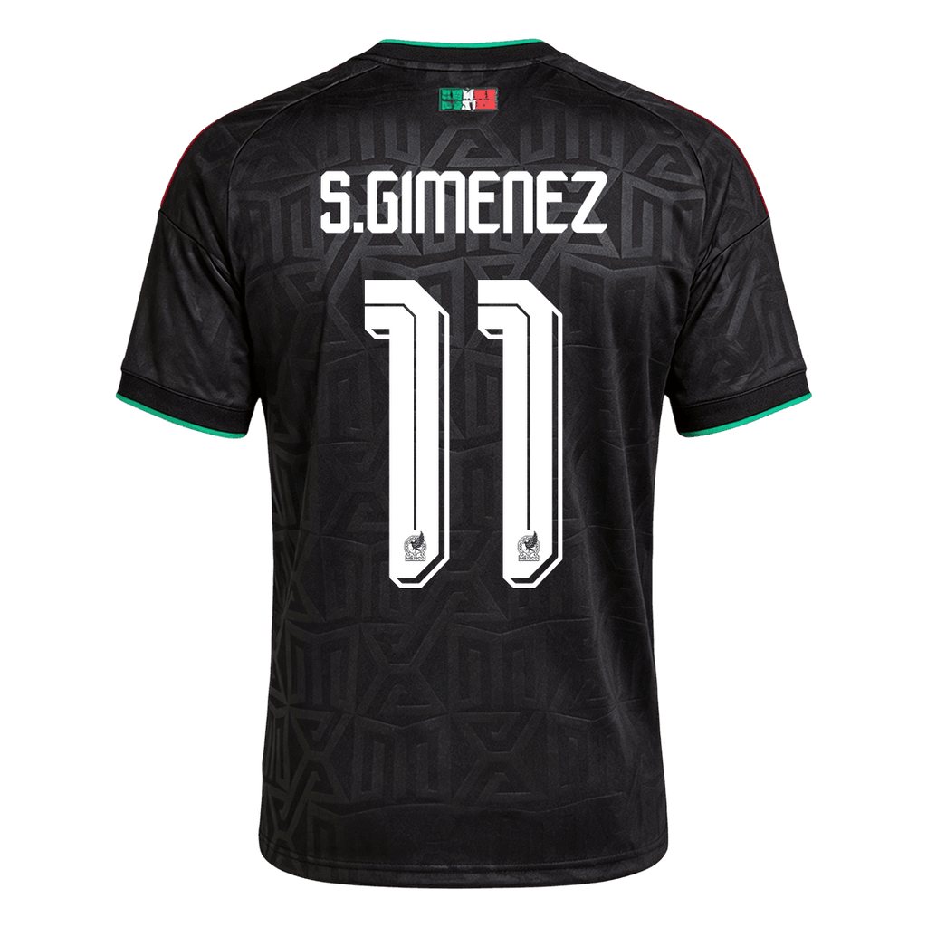 S.GIMENEZ #11 Mexico Third Soccer Jersey World Cup 2026 Black