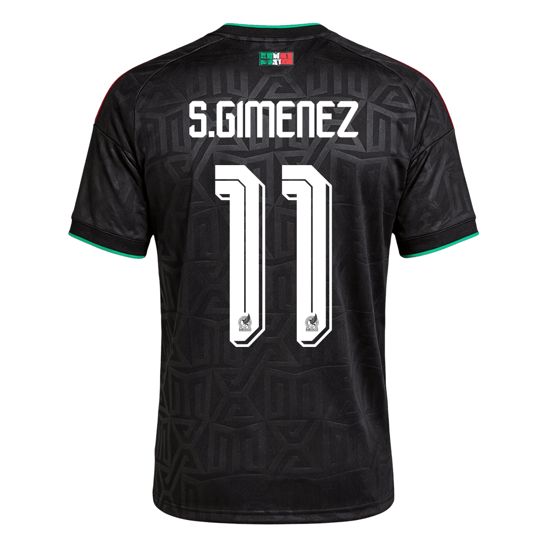 S.GIMENEZ #11 Mexico Third Soccer Jersey World Cup 2026 Black
