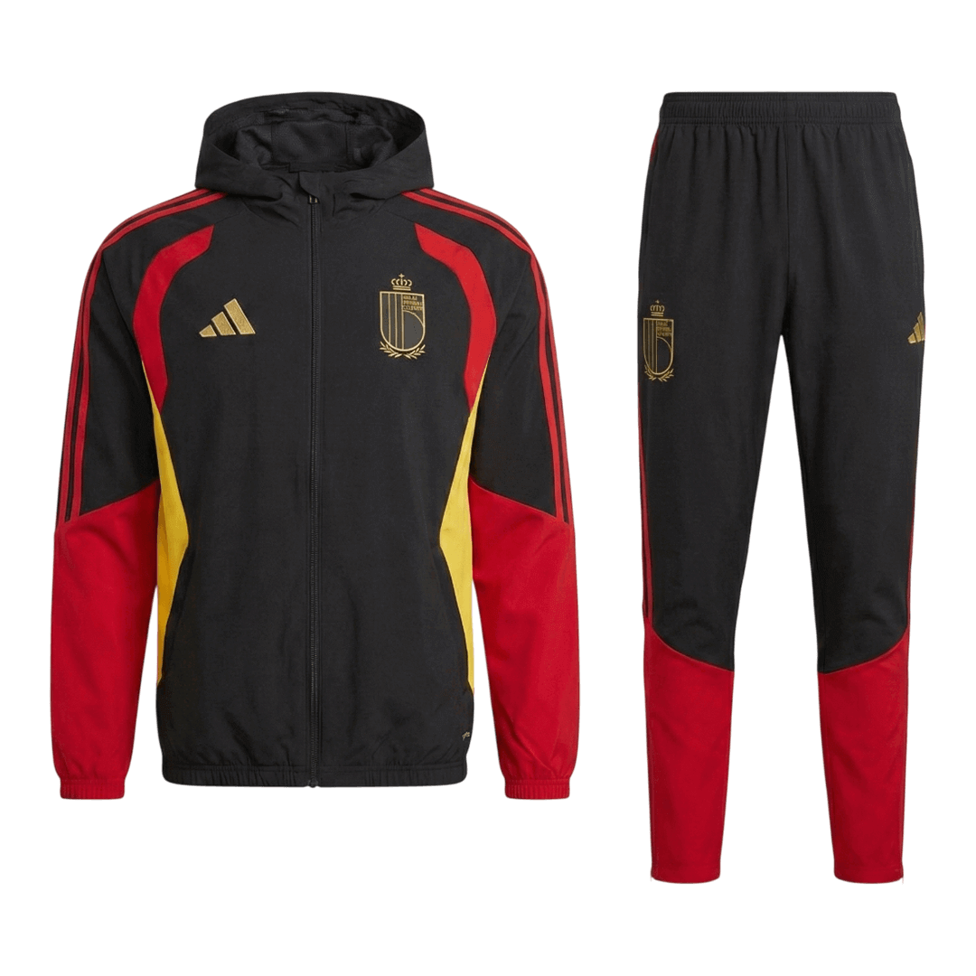 Belgium Hoodie Training Kit 2026 - Red&Black (Top+Pants)