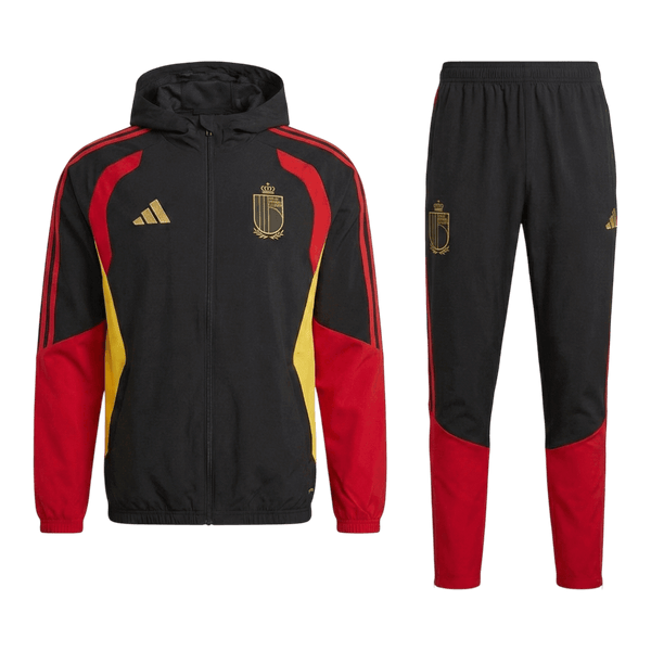 Belgium Hoodie Training Kit 2026 - Red&Black (Top+Pants)