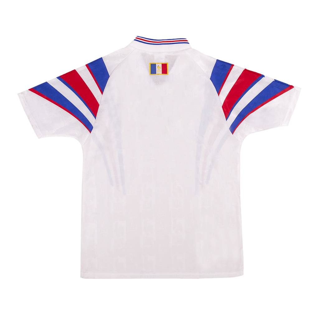 France Away Soccer Jersey Retro 1996