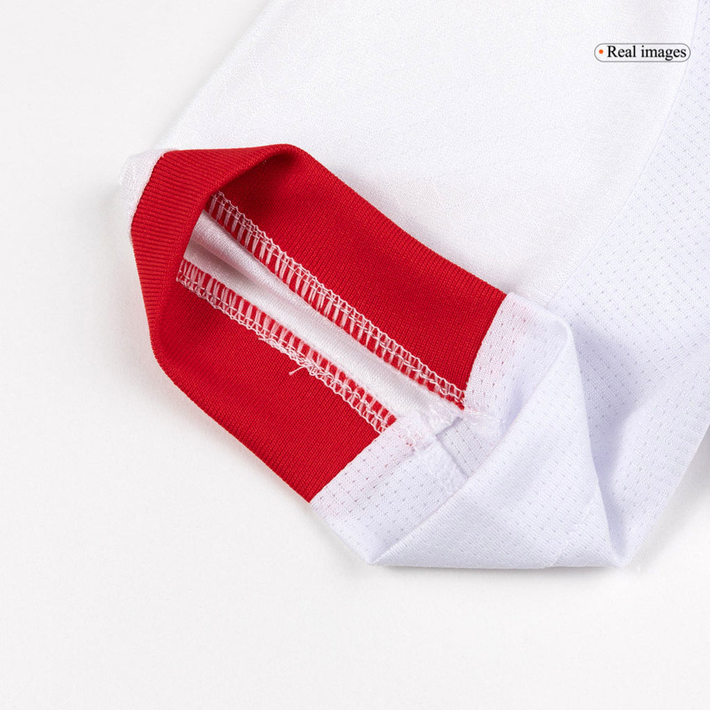 Camiseta de fútbol local auténtica del RB Leipzig 25/26 blanca