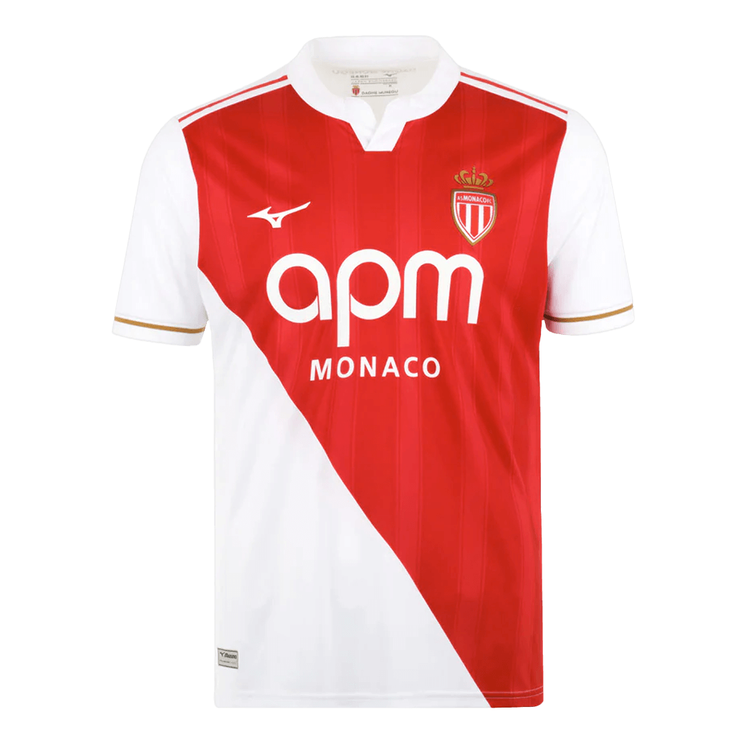 AS Monaco FC Home Soccer Jersey 2025/26 - Football Shirt | SmartJerseys | Official Quality