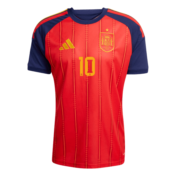 OLMO #10 Spain Home Soccer Jersey World Cup 2026 Red