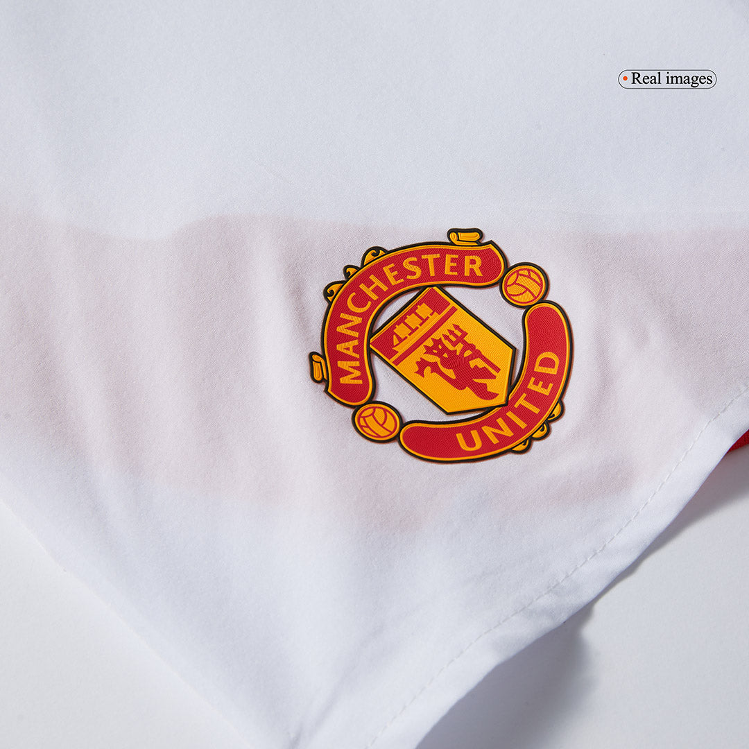 Pantalón corto de fútbol local del Manchester United auténtico 2024/25