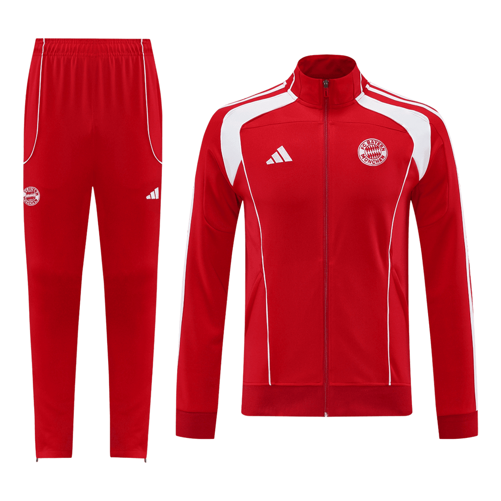 Bayern Munich Training Kit 2025/26 - Red (Jacket+Pants) - Football Shirt | SmartJerseys | Official Quality
