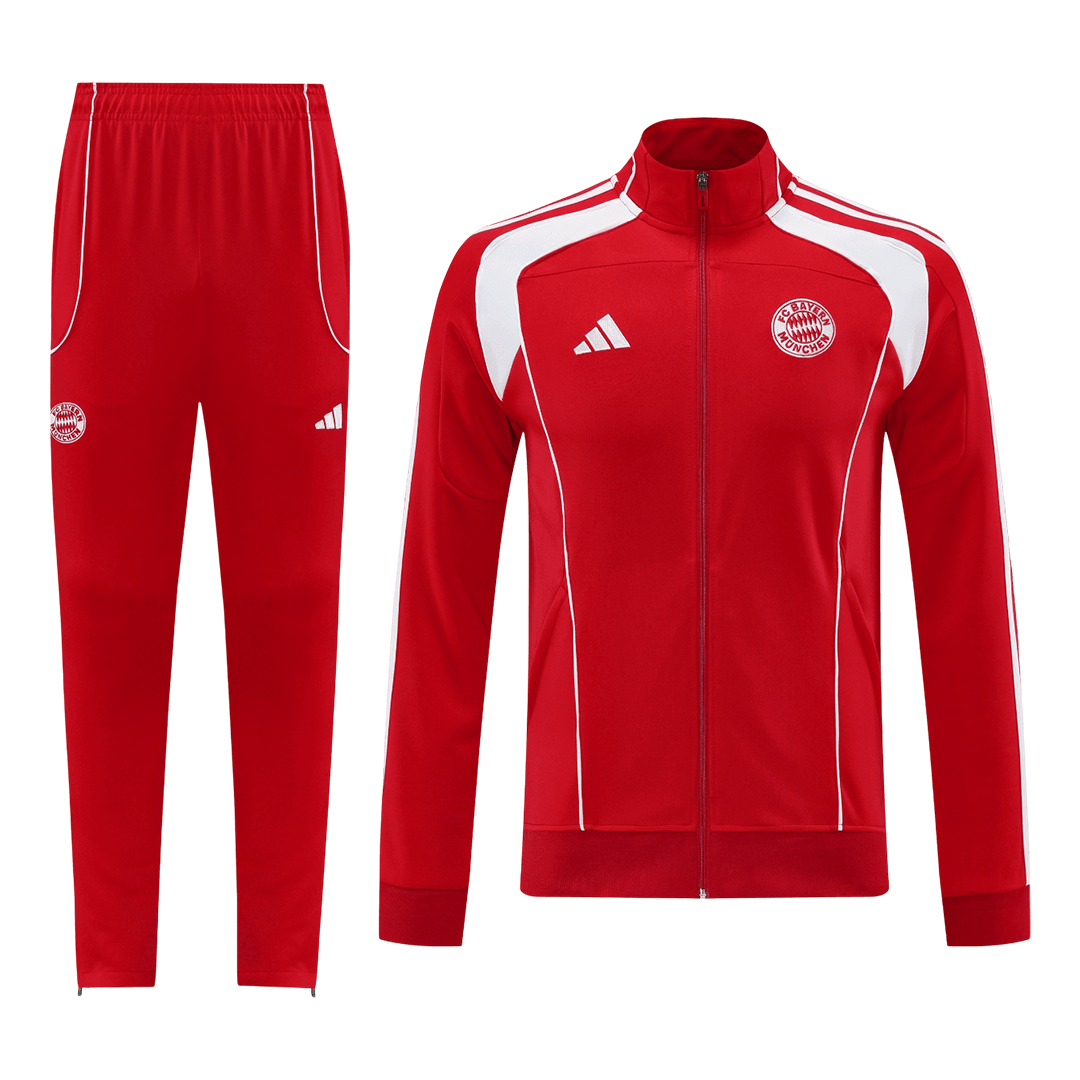 Bayern Munich Training Kit 2025/26 - Red (Jacket+Pants) - Football Shirt | SmartJerseys | Official Quality