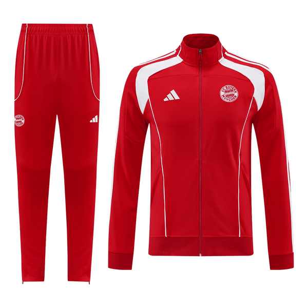 Bayern Munich Training Kit 2025/26 - Red (Jacket+Pants) - Football Shirt | SmartJerseys | Official Quality