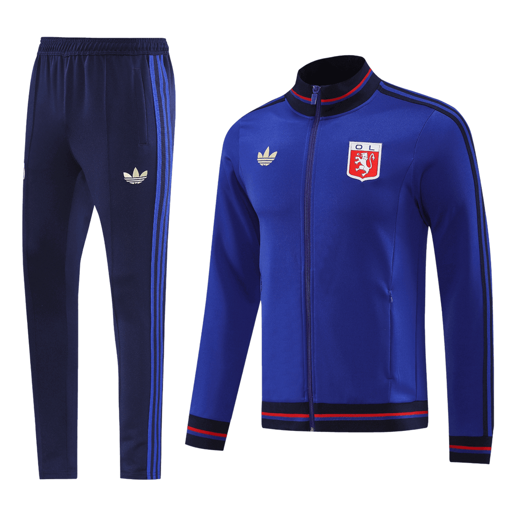 Equipación de entrenamiento Olympique Lyonnais 2025/26 - Azul (Chaqueta+Pantalones)