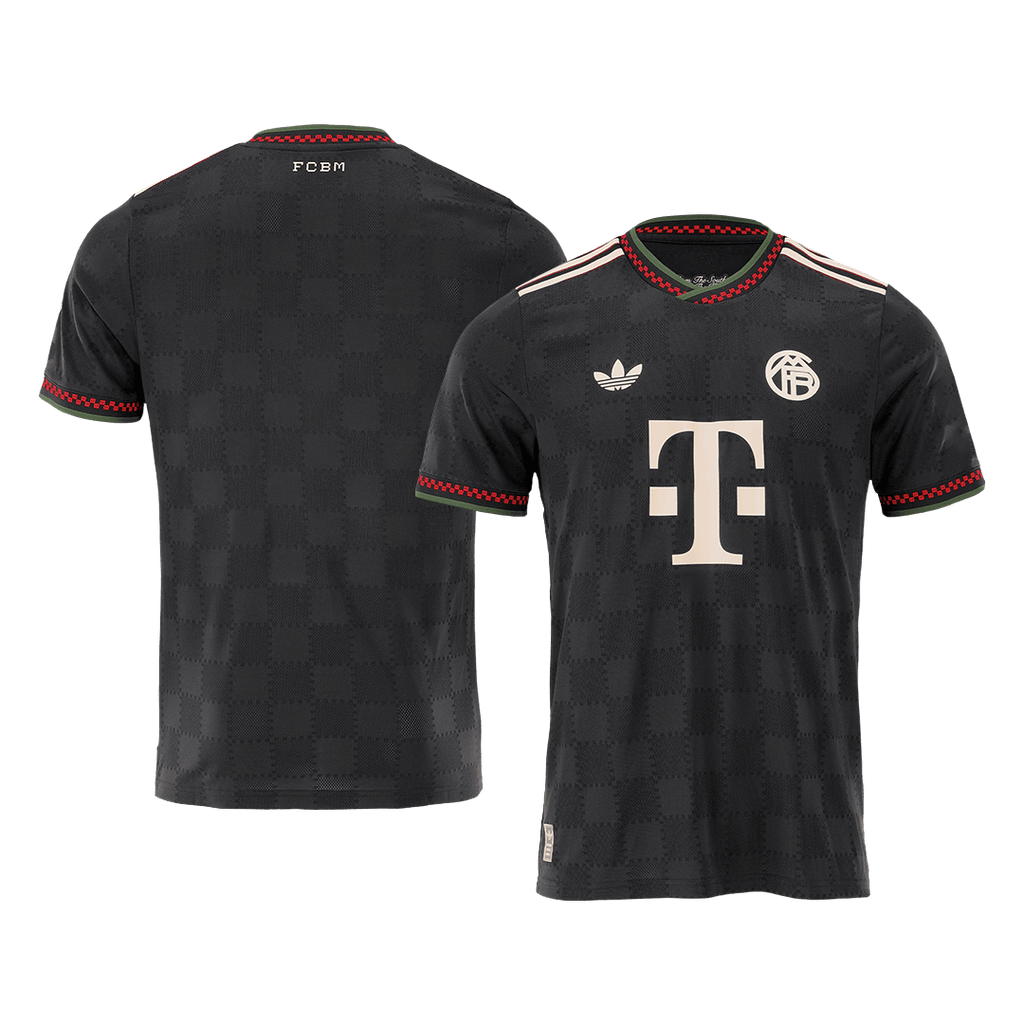 Authentic Bayern Munich Third Away Soccer Jersey 25/26 Black