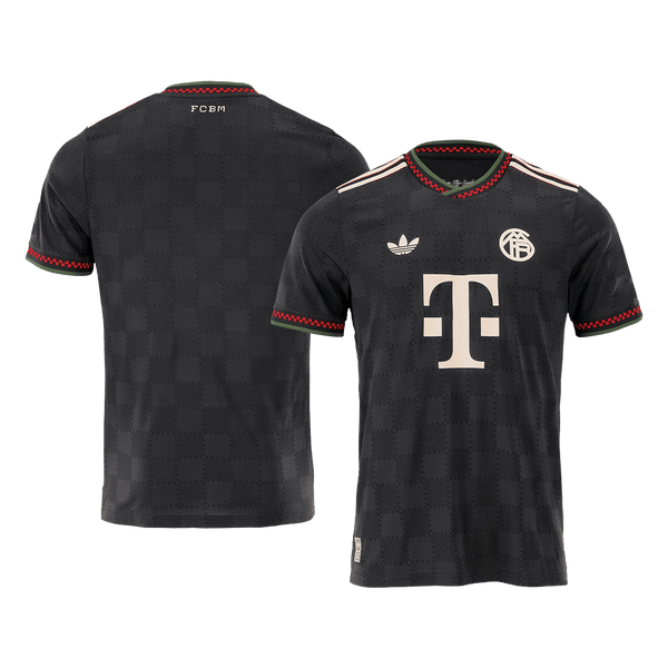 Authentic Bayern Munich Third Away Soccer Jersey 25/26 Black
