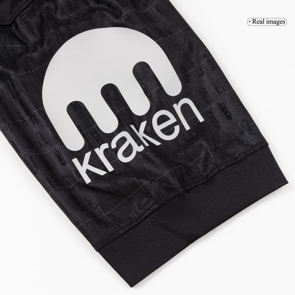Camiseta de fútbol auténtica del Tottenham Hotspur de visitante 25/26, negra