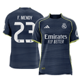 F.MENDY #23 Authentic Real Madrid Away Soccer Jersey 2025/26 Navy - Football Shirt | SmartJerseys | Official Quality