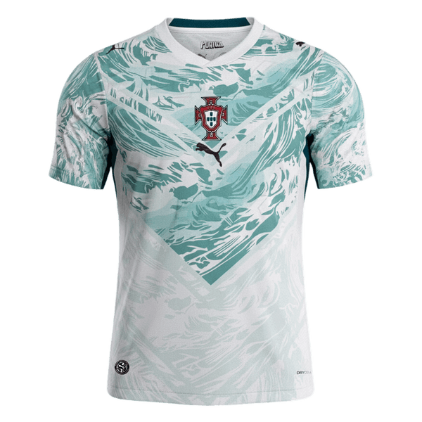 Portugal Away Soccer Jersey World Cup 2026 White&Green - Football Shirt | SmartJerseys | Official Quality