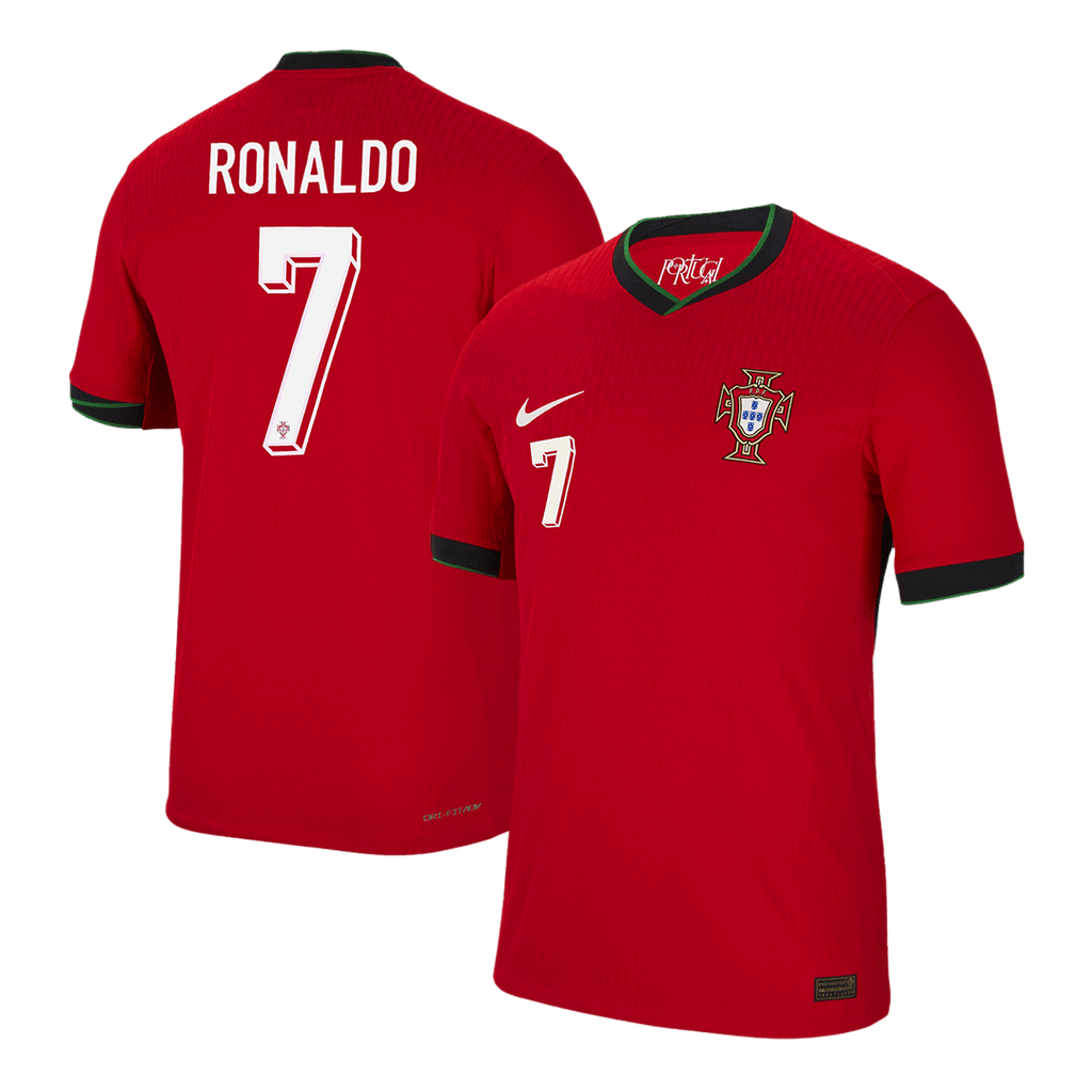 Portugal RONALDO #7 Home Jersey Authentic EURO 2024 - Football Shirt | SmartJerseys | Official Quality