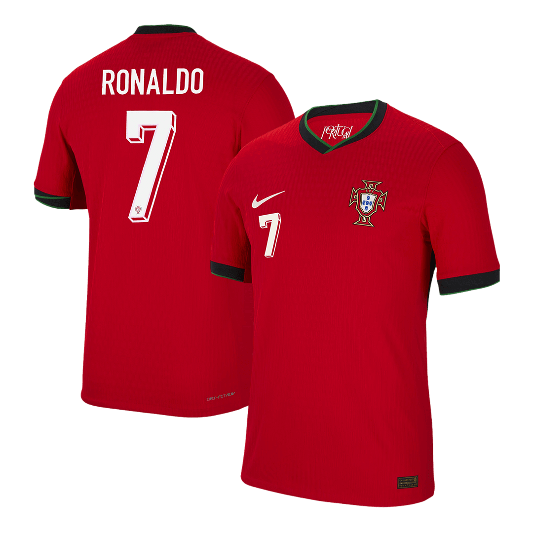 Portugal RONALDO #7 Home Jersey Authentic EURO 2024 - Football Shirt | SmartJerseys | Official Quality