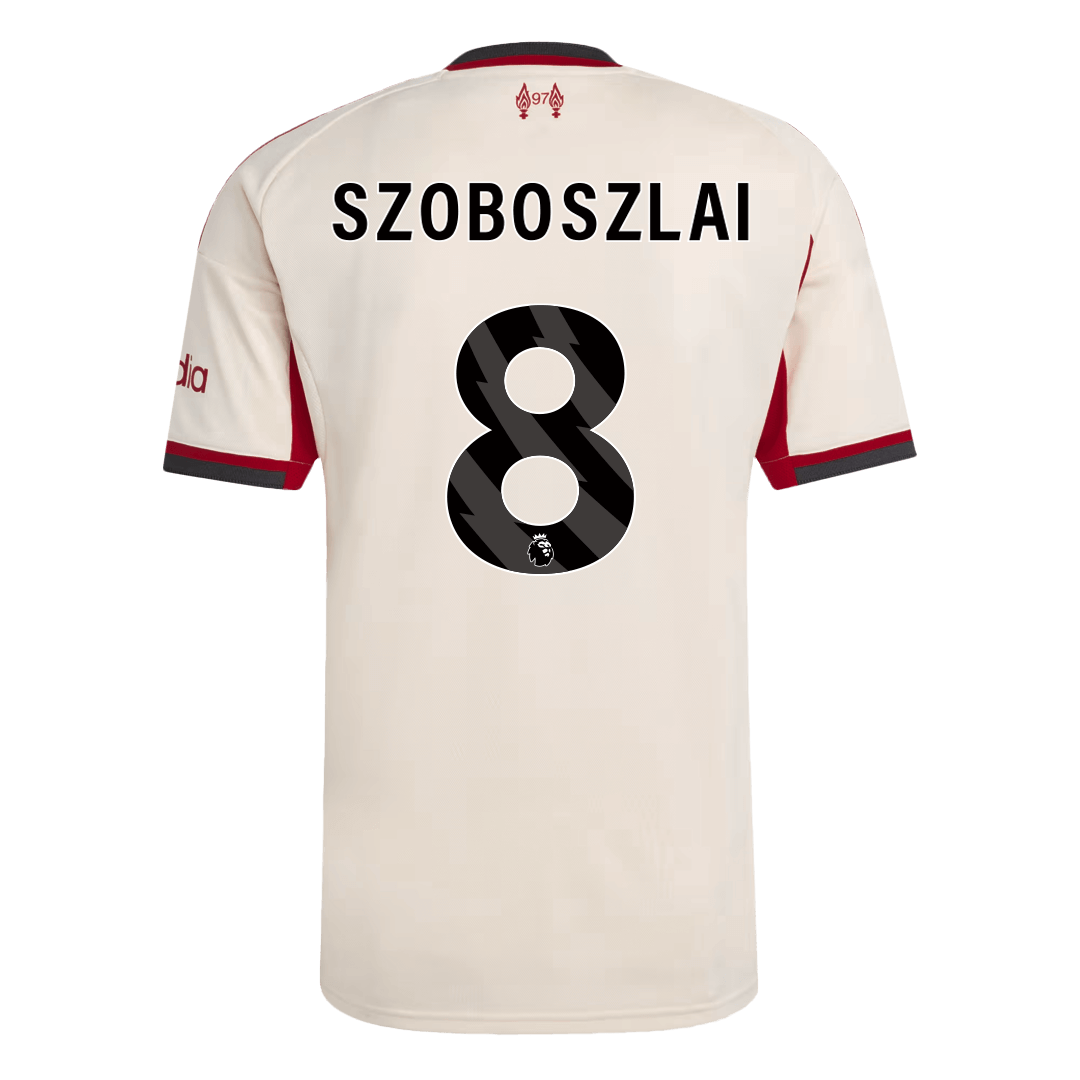 2025/26 Liverpool SZOBOSZLAI #8 Away Soccer Jersey