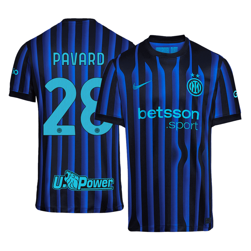 Inter Milan PAVARD #28 Home Soccer Jersey 2025/26 - Football Shirt | SmartJerseys | Official Quality
