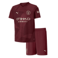 Manchester City Third Away Jersey Kit 2024/25 Kids(Jersey+Shorts) - Football Shirt | SmartJerseys | Official Quality