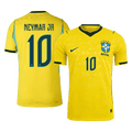 Brazil NEYMAR JR. #10 Custom Player Version Home Soccer Jersey World Cup 2026