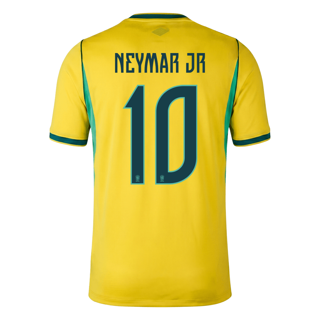 NEYMAR JR. #10 Brazil Home Soccer Jersey World Cup 2026 Yellow