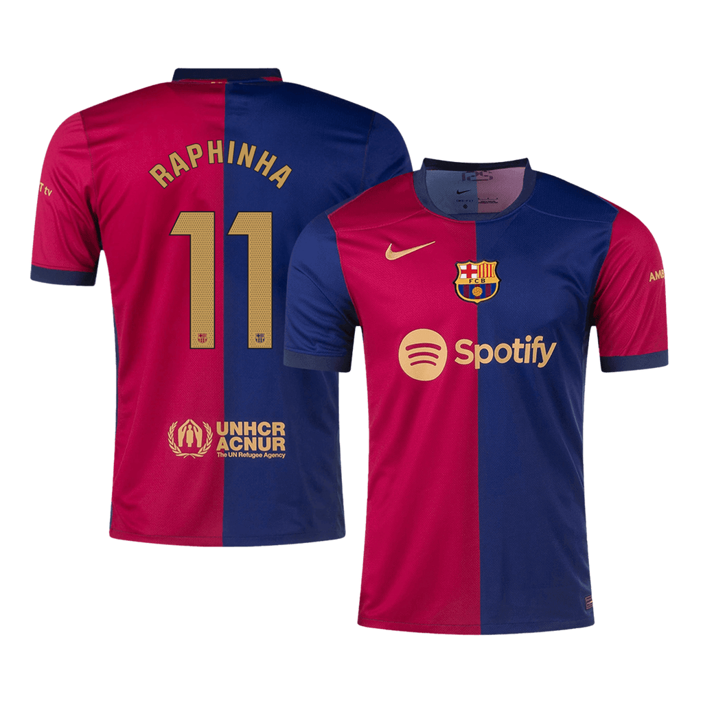 Barcelona RAPHINHA #11 Home Jersey 2024/25 - Football Shirt | SmartJerseys | Official Quality