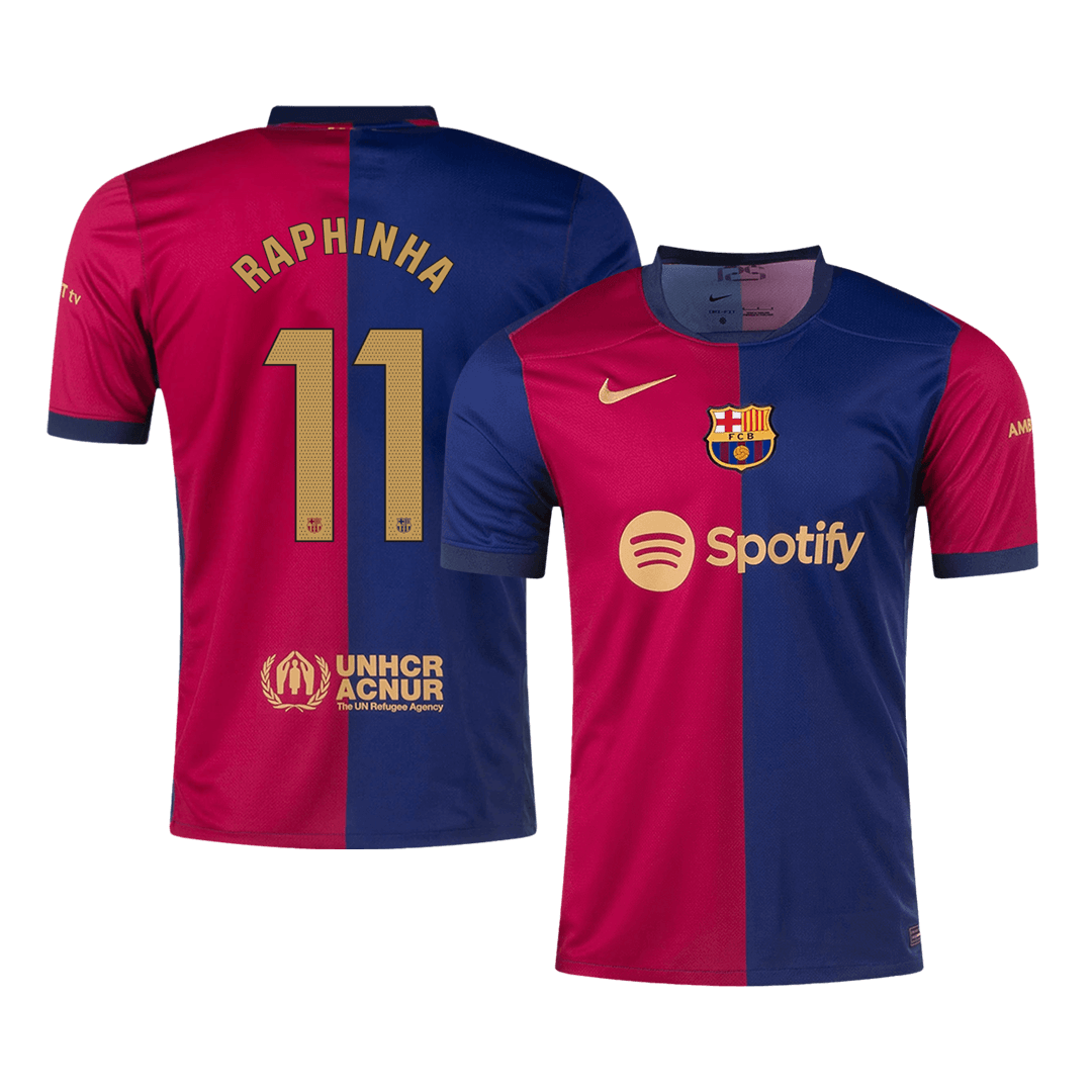 Barcelona RAPHINHA #11 Home Jersey 2024/25 - Football Shirt | SmartJerseys | Official Quality