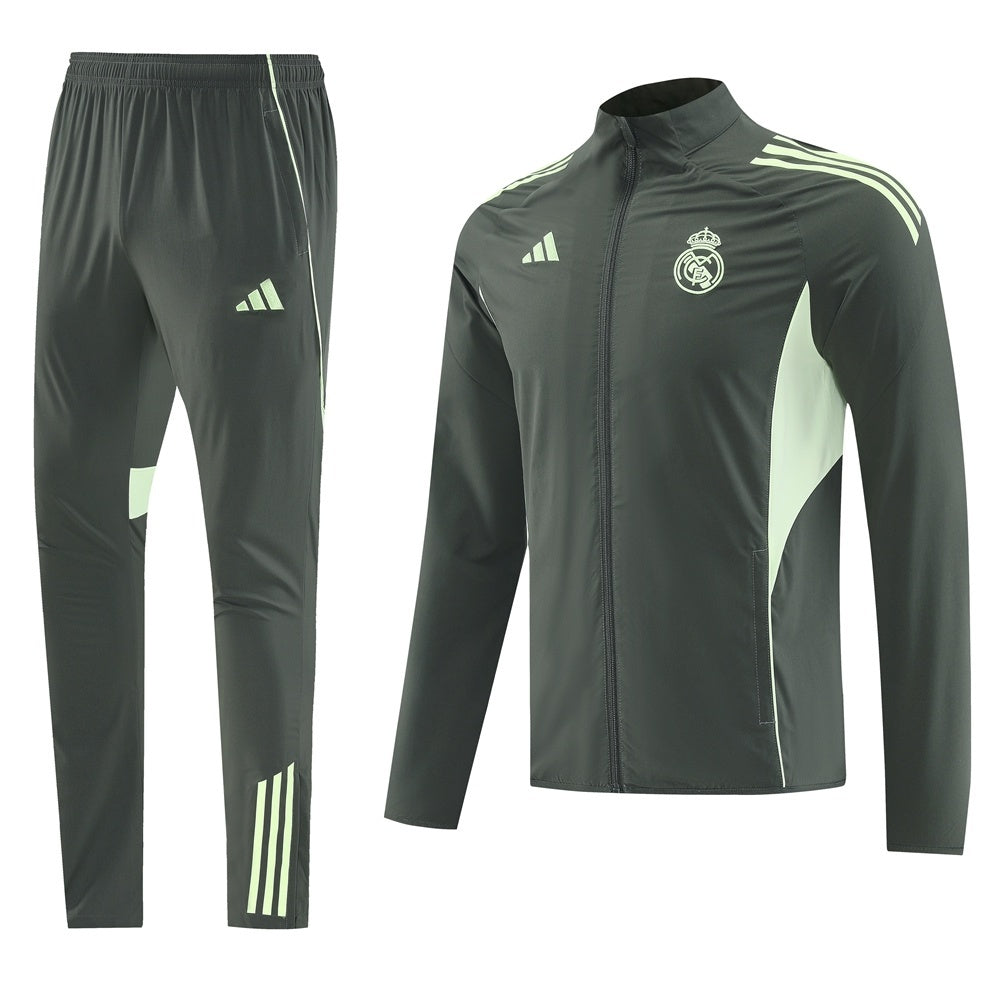 Real Madrid Training Kit 2025/26 - Green (Top+Pants)