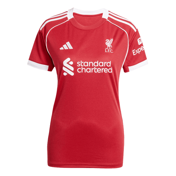 Women's Liverpool Home Soccer Jersey 2025/26 - Football Shirt | SmartJerseys | Official Quality