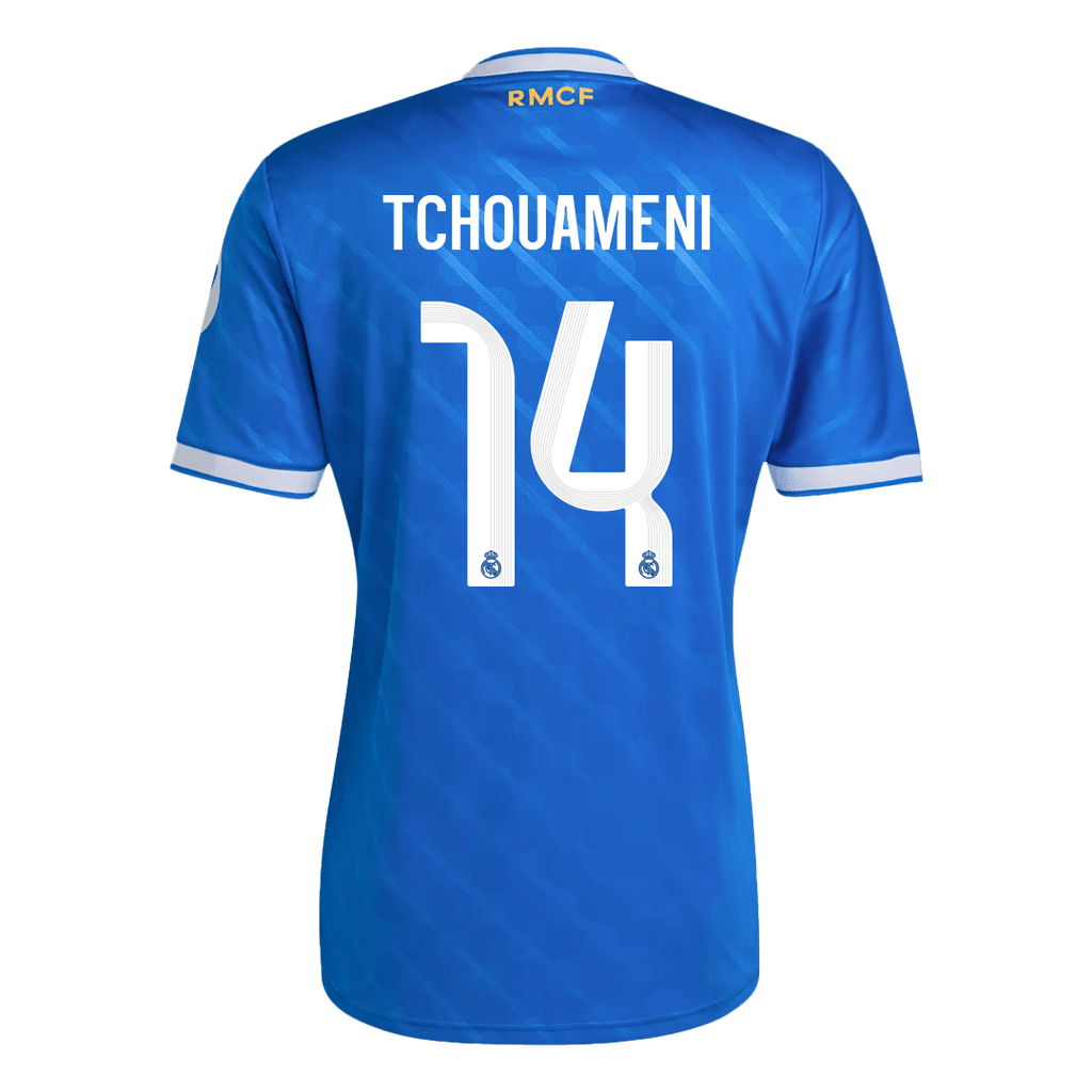 Maillot extérieur 2025/26 de Tchouameni (n° 14), Real Madrid