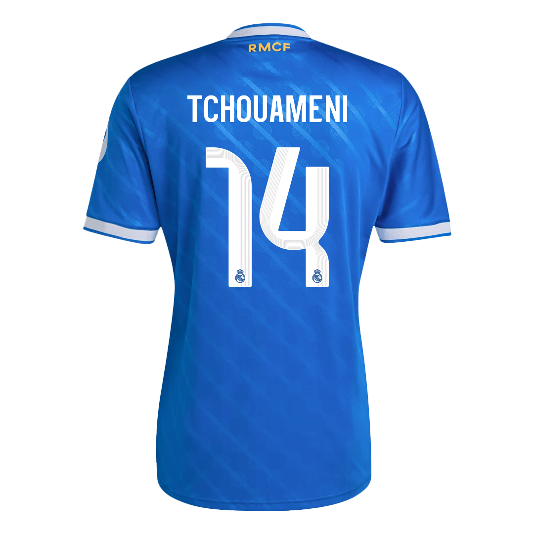 Maillot extérieur 2025/26 de Tchouameni (n° 14), Real Madrid