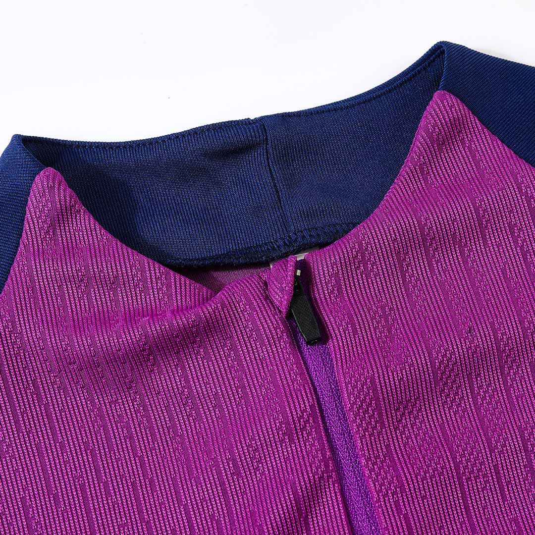 Conjunto de sudadera y pantalón con cremallera del Barcelona para niño (talla 25/26, morado)