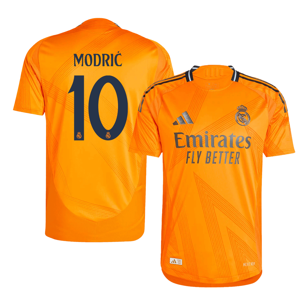Real Madrid MODRIĆ #10 Away Soccer Jersey Authentic 2024/25 - Football Shirt | SmartJerseys | Official Quality