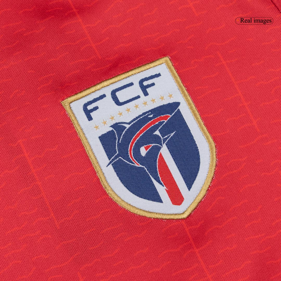 Camiseta de fútbol de la tercera equipación de Cabo Verde 2025, roja