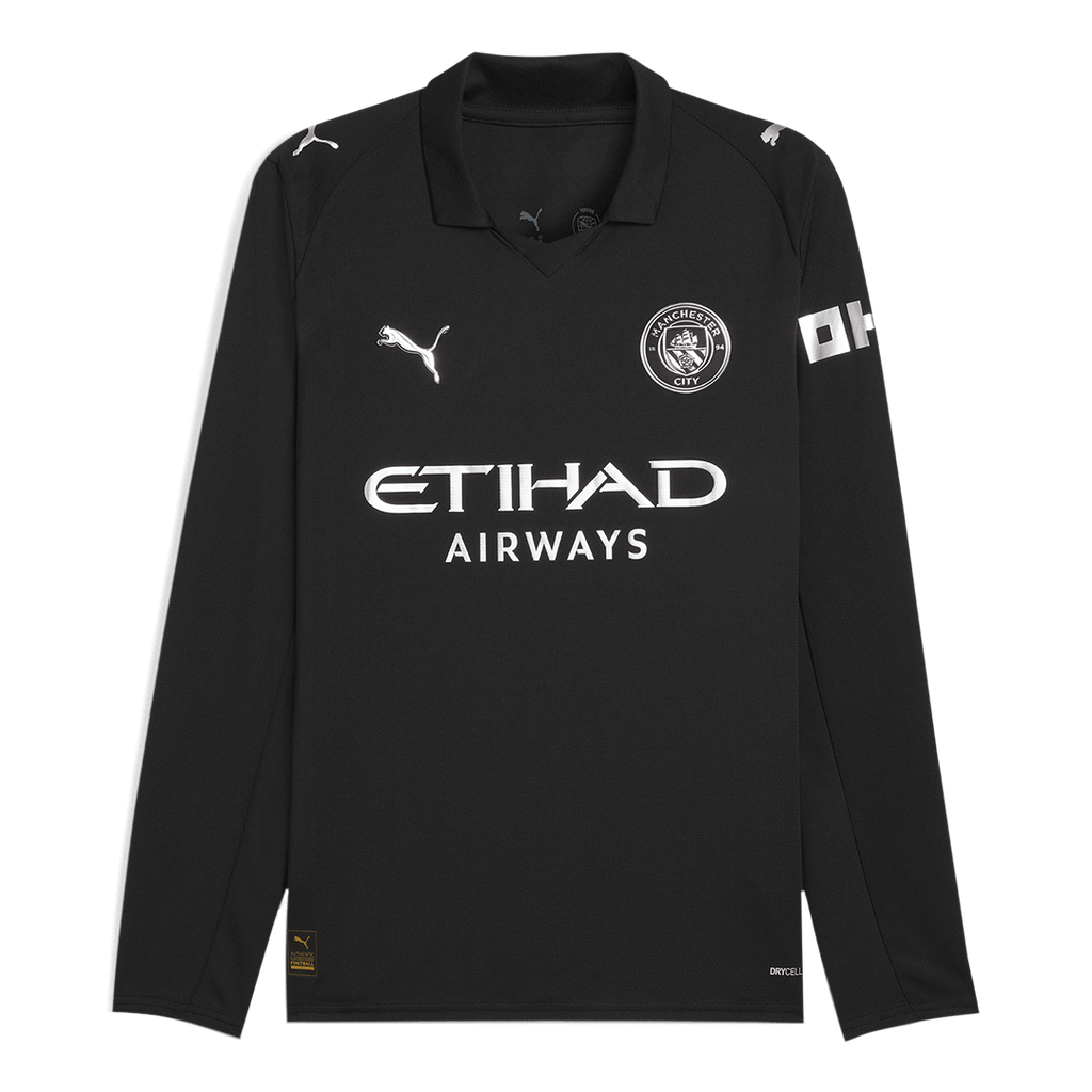 Manchester City Long Sleeve Away Soccer Jersey 2025/26 - Football Shirt | SmartJerseys | Official Quality