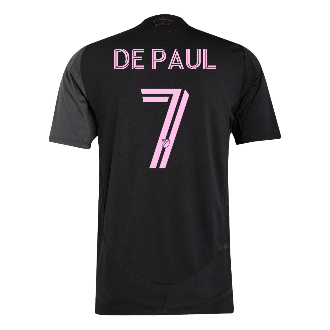Camiseta de visitante del Inter Miami CF DE PAUL #7 auténtica 2025