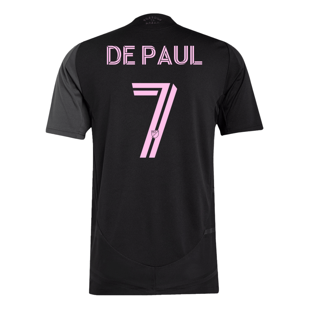 Camiseta de visitante del Inter Miami CF DE PAUL #7 auténtica 2025