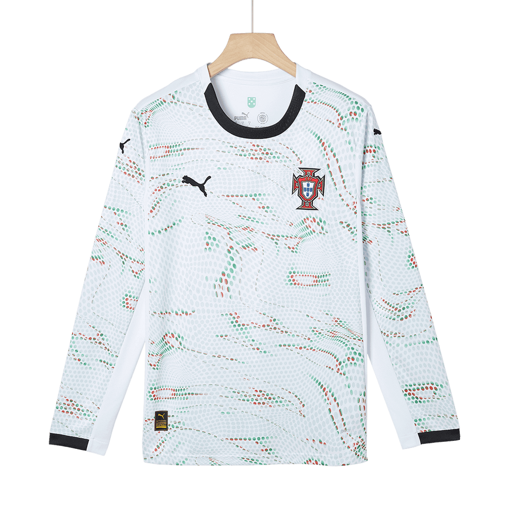 Portugal Long Sleeve Away Soccer Jersey 2025