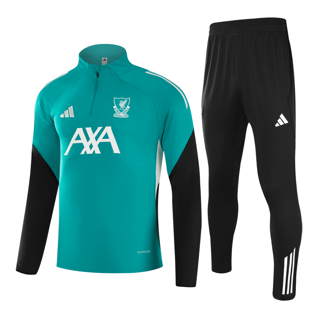 2025/26 Liverpool Sweatshirt Kit  - Green (Top+Pants) - Football Shirt | SmartJerseys | Official Quality
